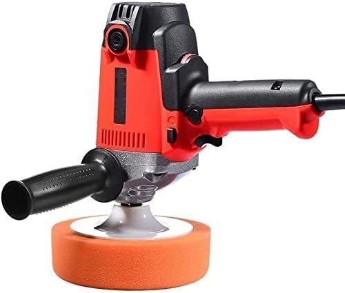 XARONF Vertical car Beauty polishing Machine waxing Glazing Machine with Replaceable Polishing Pads and self-Adhesive disc 5 Variable Speeds Car Polisher Set for Household Floor Repairing