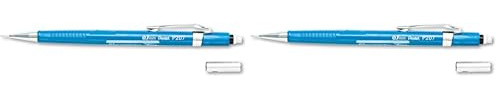 Pentel P207-C Druckbleistift, HB, 0.7 mm, blau, 1 Stück (2er Pack)