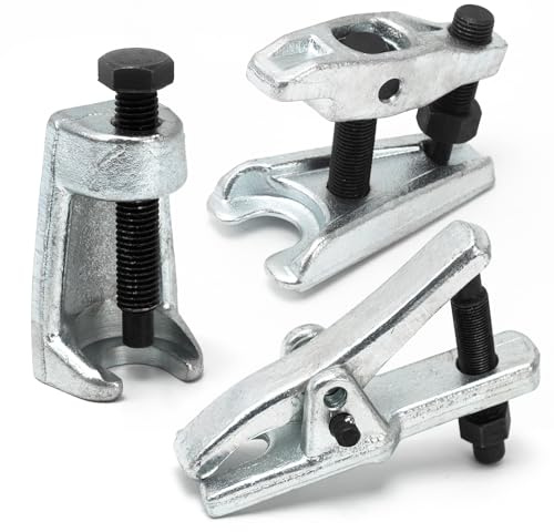Juego de 3 piezas Extractor para Rotulas de Rótula Separador de Rótulas Universal Resistente Rótula Barra de Acoplamiento Articulación Esférica Suspension Divisor para Reparación de Vehículos Auto