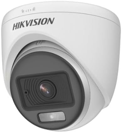 Hikvision - Cámara domo 4 en 1 Gama Value - Resolución 1080p (1920x1080) - Lente 2.8 mm | Rango de luz híbrido 20 m - ColorVu: Imagen a Color