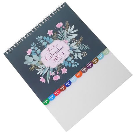 Parliky Tischkalender Flip-kalender Für Büro Dekorativer Jahreskalender Mit Stabilem Stand Für Lehrer Und Schüler Für Tägliche Planung Und Organisation
