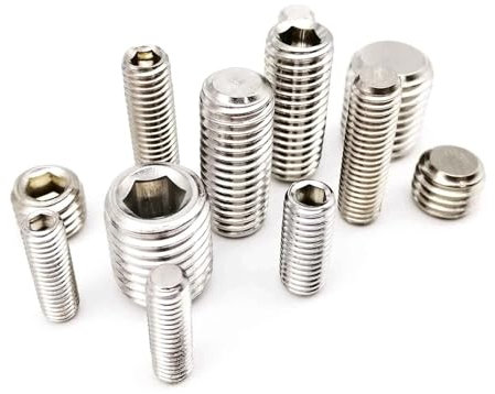 M2 M2,5 M3 M4 M5 M6 M8 DIN913 304 Edelstahl Innensechskant kopf Sechskant Innensechskant Flachspitze Madenschraube Stellschraube(2mm,M2 50pcs)