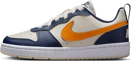 Nike Niño Corto Borough Low Recraft BG Zapatilla De Deporte, Ltorewoodbrnorangepeel Medianoche Marina, 37.5 EU