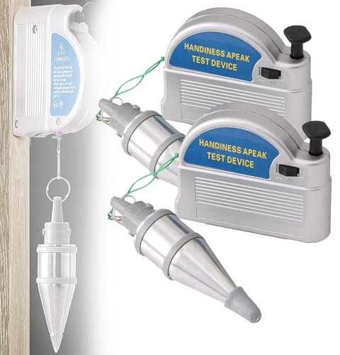 Filo a piombo retrattile, filo a piombo con corda da 6 m, estensibile automaticamente con corda per lavori nel settore edile (2 pezzi, 1)