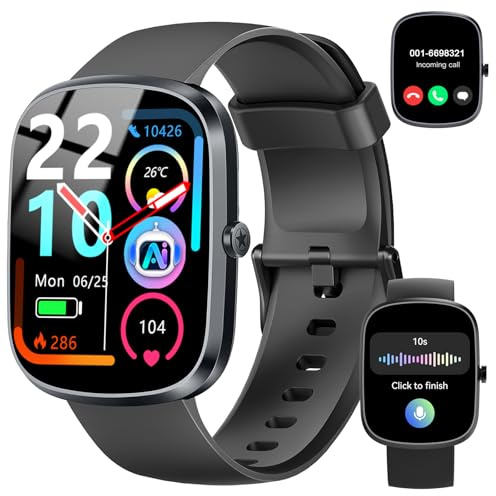 Dyurwa Smart Watch IP68 Wasserdicht Sportuhr, Sportuhr für Android iOS
