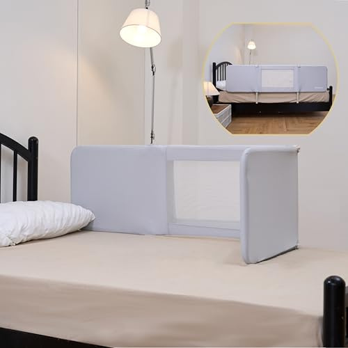 Greastar Bed Rail for Toddlers,120cm Travel Bed Guard Rail for Baby with Storage Bag,Bed Support Rail for KING,QUEEN,Double Size Bed.