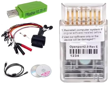 Mocoocouture Dispositivi diagnostici per la programmazione lampeggiante del dispositivo di controllo del motore dell'auto con cavi j2534 dongle e cavi diagnostici jumper ad alta compatibilità