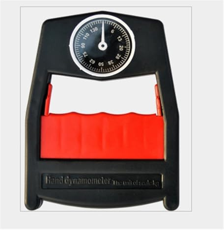 MEIVIYA Dinamómetro de Mano con Capacidad de 130 kg/287 LB, Herramienta for medir la Fuerza de Agarre Manual.(Rot)