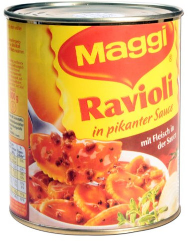 Geldversteck Raviolidose, Geheimdose, Safe, Bunker, Geheimversteck