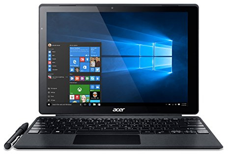 Acer Aspire Switch Alpha 12 SA5-271 12-Inch QHD IPS Touchscreen Detachable 2-in-1 Laptop (Silver) - (Intel Core i3-6100, 4 GB RAM, 128 GB SSD, Windows 10)