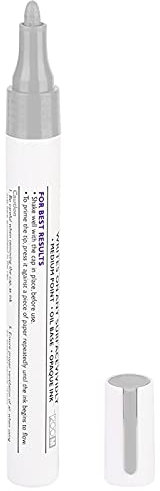 Tomotato Rotulador de Pintura para neumáticos de Coche,Marcador Impermeable rotulación de neumáticos, Bolígrafo de Pintura Profesional (Plata), para Motocicletas,Bicicletas,automóviles,SUV