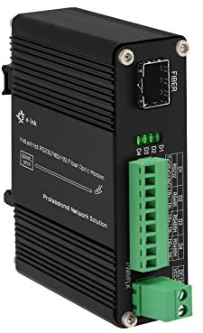 Centopto Convertisseur de série RS232 RS485 RS422 vers fibre bidirectionnel haute vitesse modem optique SFP Slot Serial over Fiber Converter SFP Serial to Fiber Converter