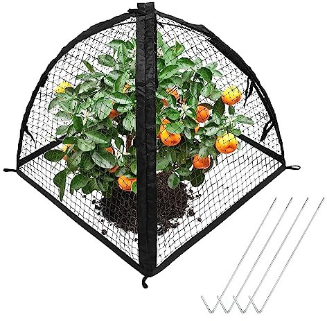 Strawberry Plant Protector,22 x22 x 22 Inch Cloche Dome for Plants,Plant Protection Tent For Plant Cages to Keep Animals Out,Mesh Plant Cover for Plant Protectors from Animals,Chicken Wire Cloche 1PC