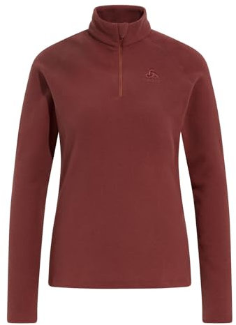 Odlo Damen Langarm Shirt mit Reißverschluss RIGI, Spiced Apple, M