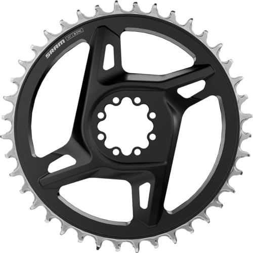 SRAM Kettenblatt X-Sync RED E1 Road 42 Z., schwarz/Silber, Alu, DM, 12-f. | Offset, Schwarz/Silber, E1