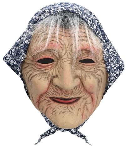 Boland - Maske für Erwachsene aus Latex für Mottparty und Karneval, Oma und Opa, Accessoire für Kostüme zur Mottoparty