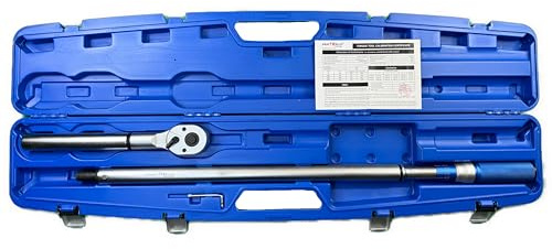 Chiave dinamometrica professionale 3/4 200 Nm – 1000 Nm – Qualità industriale con funzione di commutazione e testa sferica Cricchetto reversibile per agricoltura, officina, macchine edili, camion,