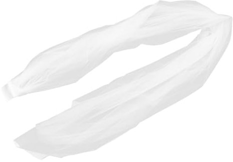 ROMISBABA Einlagiger Langer Brautschleier Mit Kamm Pur Weiß Für Hochzeiten Eleganter Tüll Schleier Für Großen Tag Der Braut