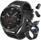 coolhenry Smart Watch with Earbuds 2 in 1 Earphone & Bluetooth Watch With Answer/Make Call 1.39 Touch Screen Fitness Watch 100+ Sport Mode Fitness Tracker Heart Rate/Sleep/Spo2/Steps