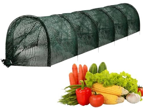 Malla para Huertos Elevados,Barrera Antipájaros Protectora De Hortalizas - Pantalla Protectora para Túneles De Invernadero - Protege Frutas, Hortalizas Y Flores como Tomate, Pepino Y Chile