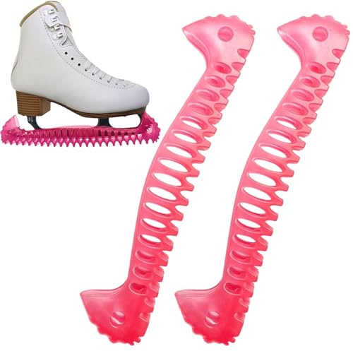 Protège Lames Patins À Glace, Équipement Élastique pour Lames De Glace, Équipement De Protection Souple Et Élastique en Caoutchouc pour Patins À Glaces pour Adolescents Et Adultes Neige Hiver
