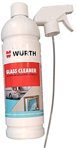 Wurth Trade Grade High Performance Glass Window Cleaner 1L Spray Bottle