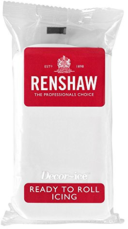500g Renshaw Ready To Roll Icing Fondant Cake Regalice Sugarpaste White (2 x 250g)