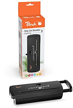 Peach PS400-00 - Distruggidocumenti fino a 6 fogli, taglio a strisce