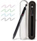 SMTTW Penna stilo 5 in 1 e penna multicolore in uno, penna multifunzione con confezione regalo in metallo, penna a sfera per iPad con pennino universale multicolore per touch screen (Nero)