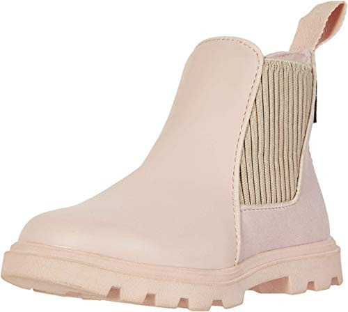 Native Shoes Kids Kensington Treklite (Little Kid) - Boots for Kids - Round-Toe Silhouette - Chelsea-Style Chameleon Pink 6 Big Kid M