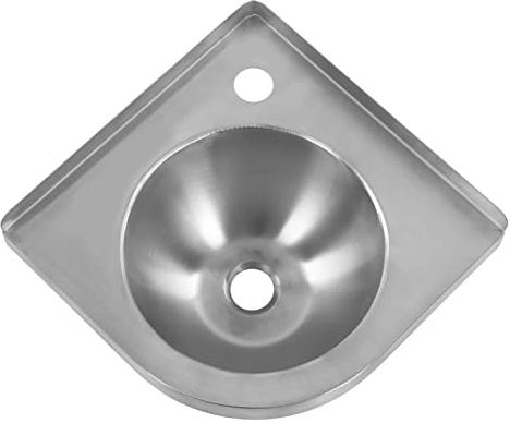 Pasamer Corner sink, 304 stainless steel Large capacity Space-saving kitchen for sink boat