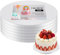 Lot de 6 Plateaux à Gâteaux Rondes, 25 cm/10 Pouces Cake Board Rond Planches à Gâteau Réutilisables Support Gâteau Carton Socle pour Gâteau Carton Pâtisserie Rond pour Mariage, Anniversaire, Fête