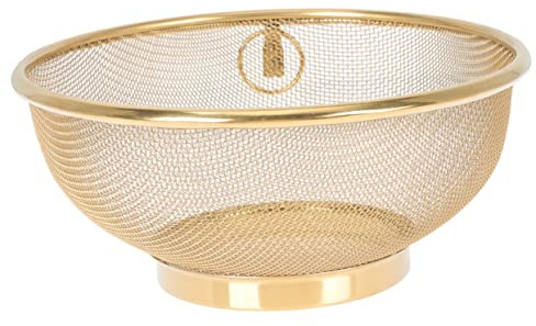 MAGICLULU Stainless Steel Fine Mesh Rice Cleaner Strainer Bowl for Rice Washing and Draining Kitchen Sieve for Small Mesh Filtration