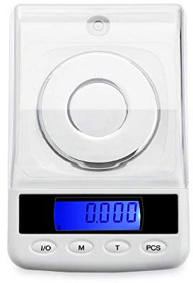 Balance de bijoux numérique de haute précision 0,001 g, balance d'analyse de laboratoire, balance électronique, rouge à lèvres doré, balance portable (100 g/0,001 g)