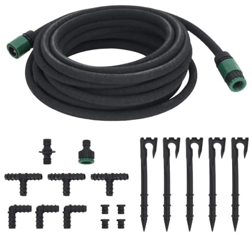 Tuyau d arrosage de jardin noir 0,6 10 m caoutchouc