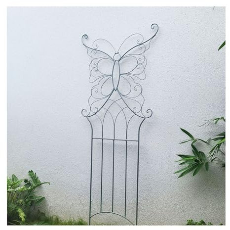 CUXAHO Rankgitter Metall Himbeeren Rosen Rankhilfe, Gartenspaliere aus Metall, Stützdraht, dekorative Gitterplatten für Clematis-Kletterpflanzen im Topf, Ranken, Blumen für Kletterpflanzen