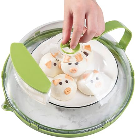 Protector de salpicaduras de microondas con caja de almacenamiento de agua, tapa protectora para placa de microondas que mantiene el horno microondas limpio, placa de horno de microondas, cubierta de