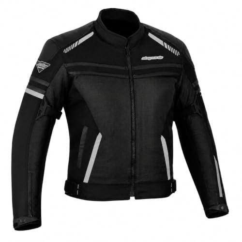 RKsports Mesh 1535 Black Motorcycle Motorbike Jacket Armoured Mens