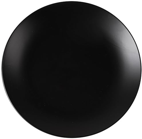 Nicht Zutreffend Speiseteller Flachteller Essteller | Steingut | Schwarz Matt | Ø 27 cm
