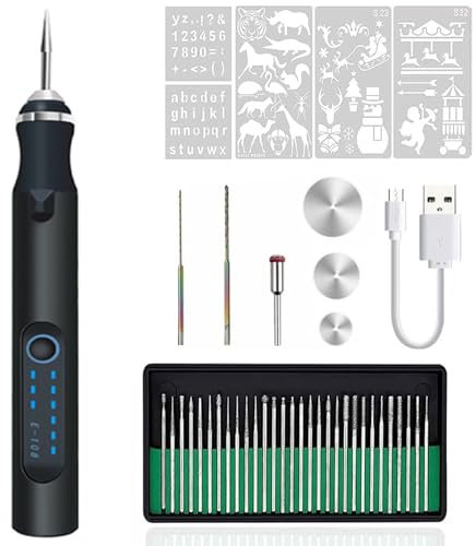 Taladro Pequeño, Juego De Taladro Manual Con Tornillo De Banco De Precisión, Miniherramienta Rotativa Inalámbrica, Kit De Herramientas Rotativas De Carga, Para Hacer Joyas, Resina, Madera (Negro)