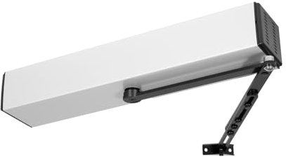Automatischer Türöffner, 50W Elektrische Türöffner Türschließer Max 120° Öffnungswinkel, 3~7s/90°, Schwingtüröffner, Bürotüröffner mit Fernbedienung