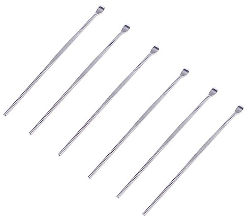 PACKOVE 6stücke Edelstahl Ohrreiniger Kürette Werkzeug Ohrstäbchen Mit Ergonomischem Design Für Zuverlässigen Gebrauch