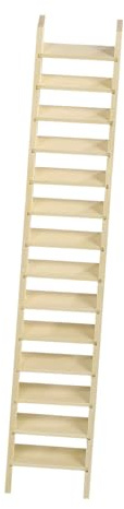 Abaodam Miniature Wooden Ladder Dollhouse Furniture Exquisitely Crafted Decorative Accessory for Mini House Interiors Natural Compact for Simulation Play and House Ornamentation