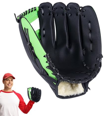 Softbollvantar för vuxna | Barn ungdom baseboll softboll handskar med en handskar, bekväm baseboll och handske för barn ungdomar vuxna sport och professionell