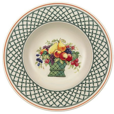 Villeroy & Boch - Porcellana - Classico - Verde e Giallo Mostardo - Rotondo - Zuppa - 9.25 inches - Bowl