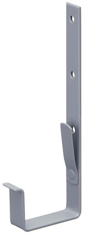 INEFA Dachrinnenhalter Kastenrinne Stahl NW115 / 115mm Grau Rinnenhalter Dachrinnenzuberhör, einfache Montage, Made in Germany