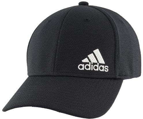 Adidas Core Herren Release 2 Strukturierte Stretch-Fit-Kappe Cap, schwarz/weiß, L-XL