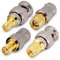 Kwmobile 4X SMA auf BNC Adapter - 4 Varianten - Female Male zu BNC Female Male Konverter - Koaxial Steckverbinder