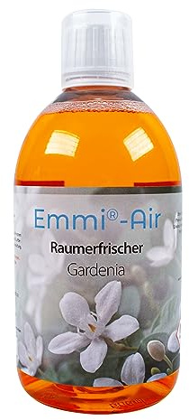 emmi-AIR Raumerfrischer Gardenia I 500 ml I Wasserlöslicher Raumduft für I Entspannender Blütenduft mit geruchsneutralisierender Wirkung I Nachfüllflasche für Air Purifier & Diffuser