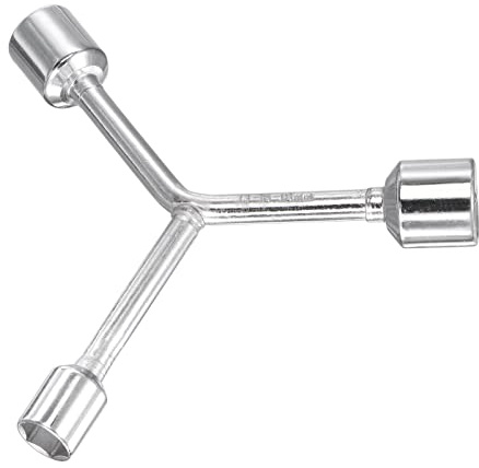 sourcing map Y Type 3 Way Hex Socket Wrench, 13mm 16mm 18mm Combination Repair Spanner Tool, 3-inch